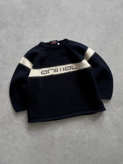 Vintage Animal Knit Jumper (XS)