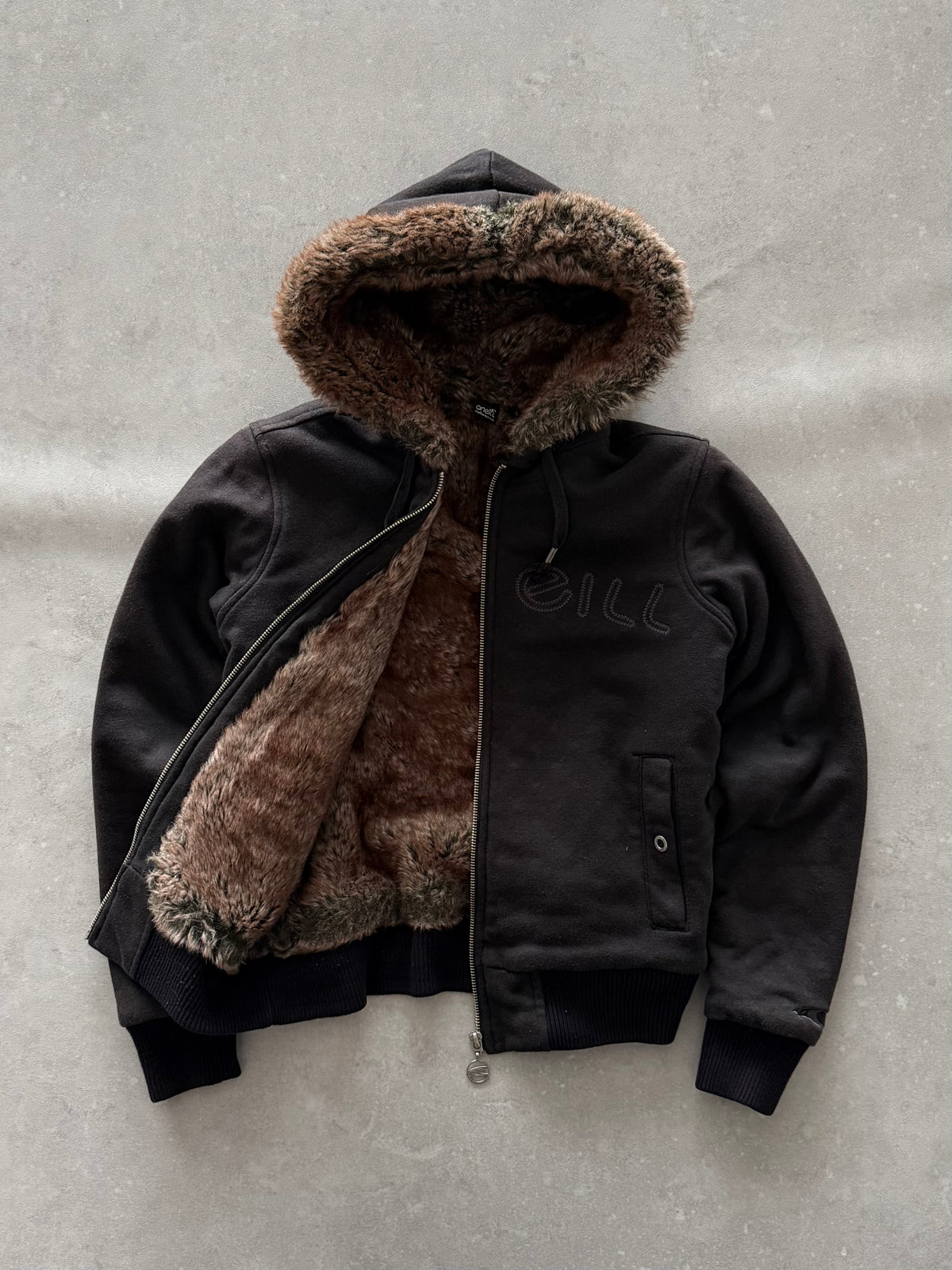 Vintage O’Neill Fur Lined Hoodie (S)