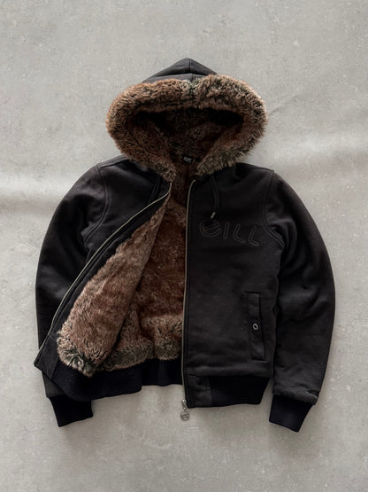 Vintage O’Neill Fur Lined Hoodie (S)
