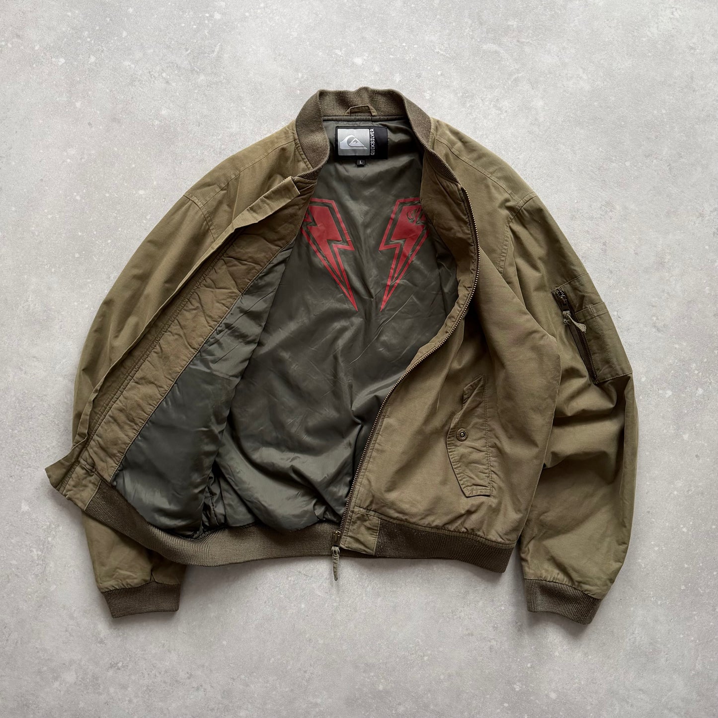 00’s Quiksilver Bomber Jacket (M)