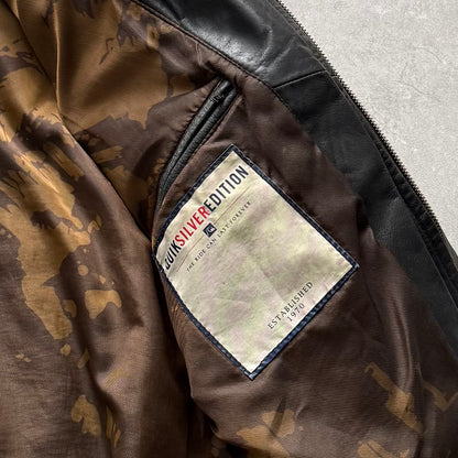 00's Quiksilver Leather Jacket (M)