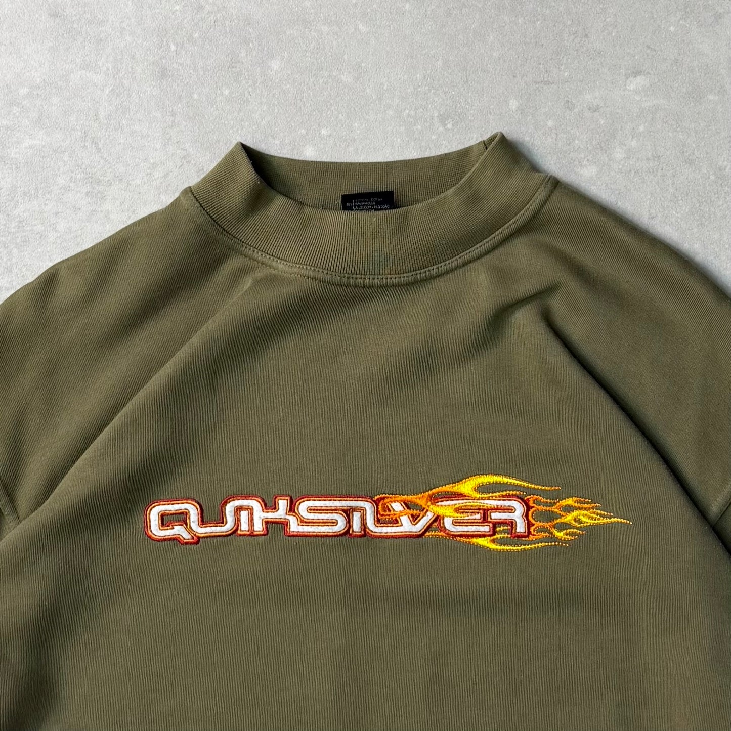 00’s Quiksilver Flame Sweatshirt (L)