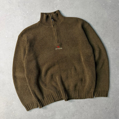 00's Rip Curl 1/4 zip Knit Jumper (M)