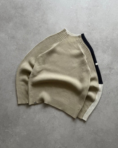 Vintage Quiksilver Cable Knit Jumper (M)