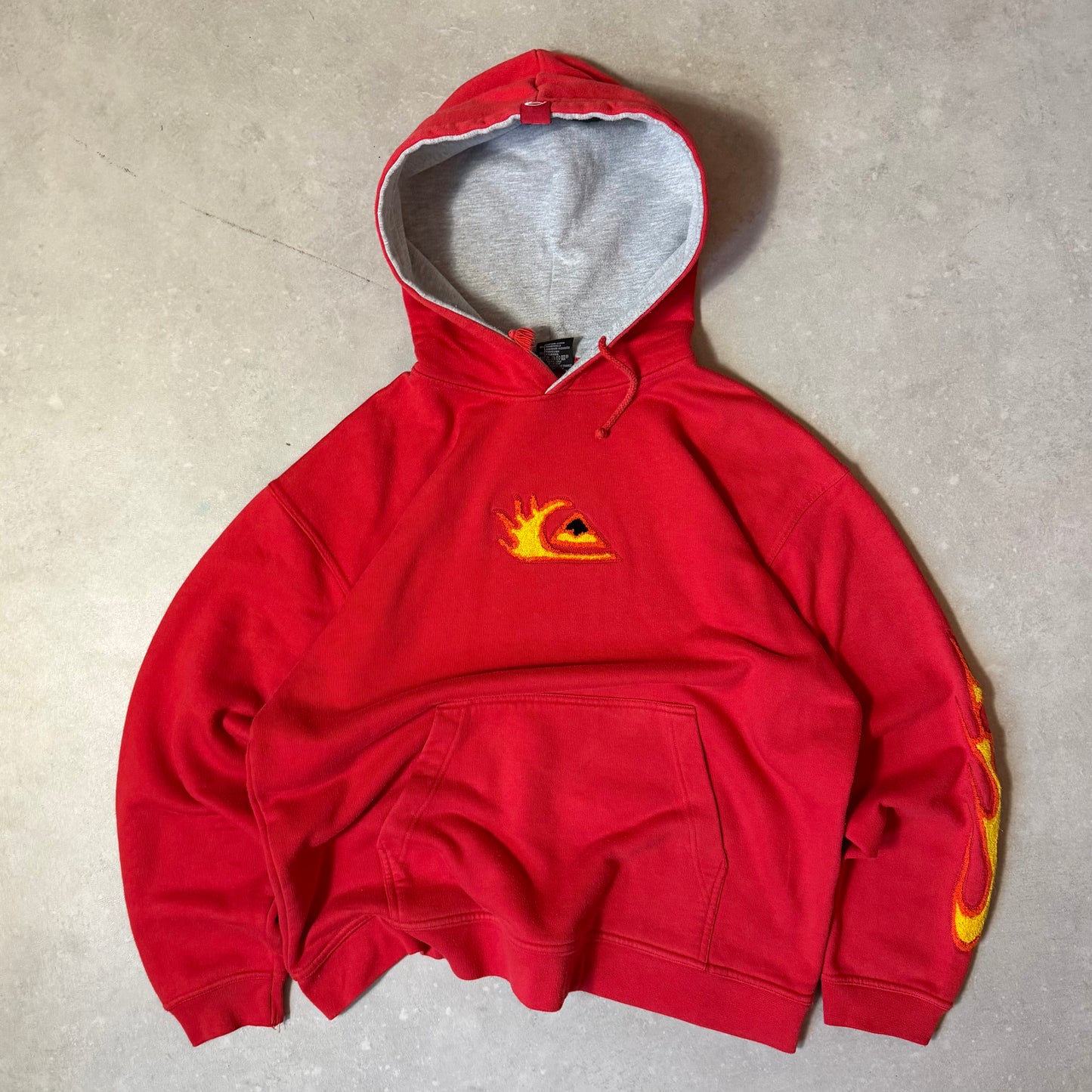00’s Quiksilver Flame Hoodie (M)