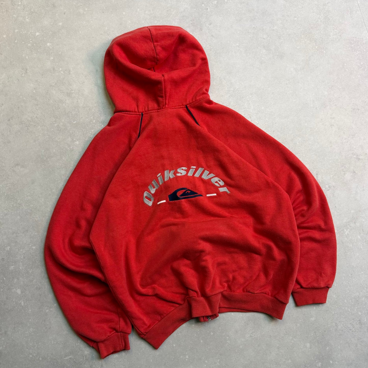 00's Quiksilver Zip Up Hoodie (S)