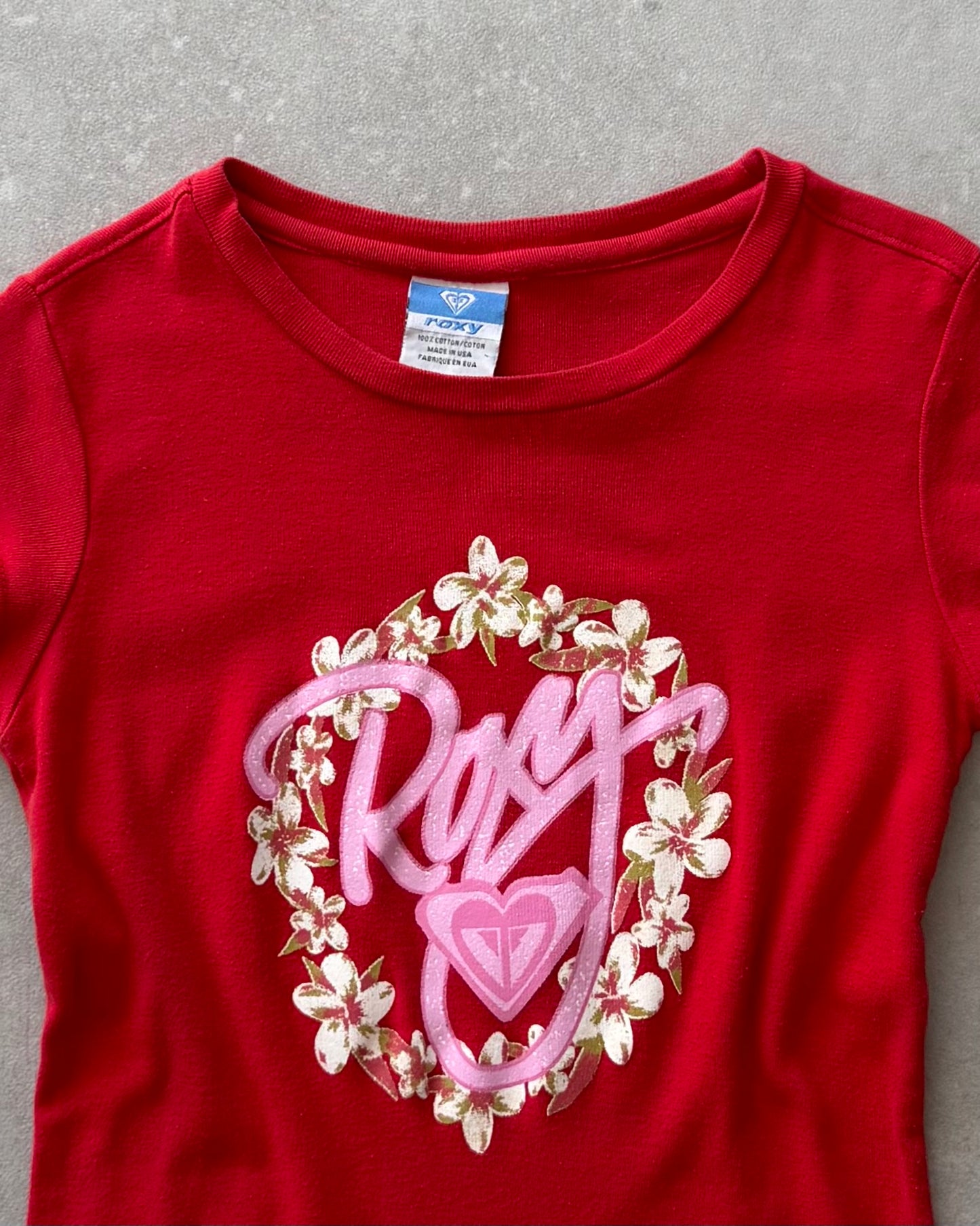 Vintage Roxy Baby Tee (XS)