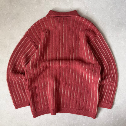 90’s Quiksilver 1/4 Zip Knit Jumper (XL)