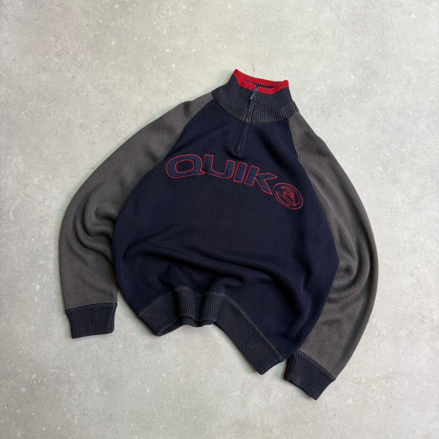 00’s Quiksilver Cable Knit Jumper (M)