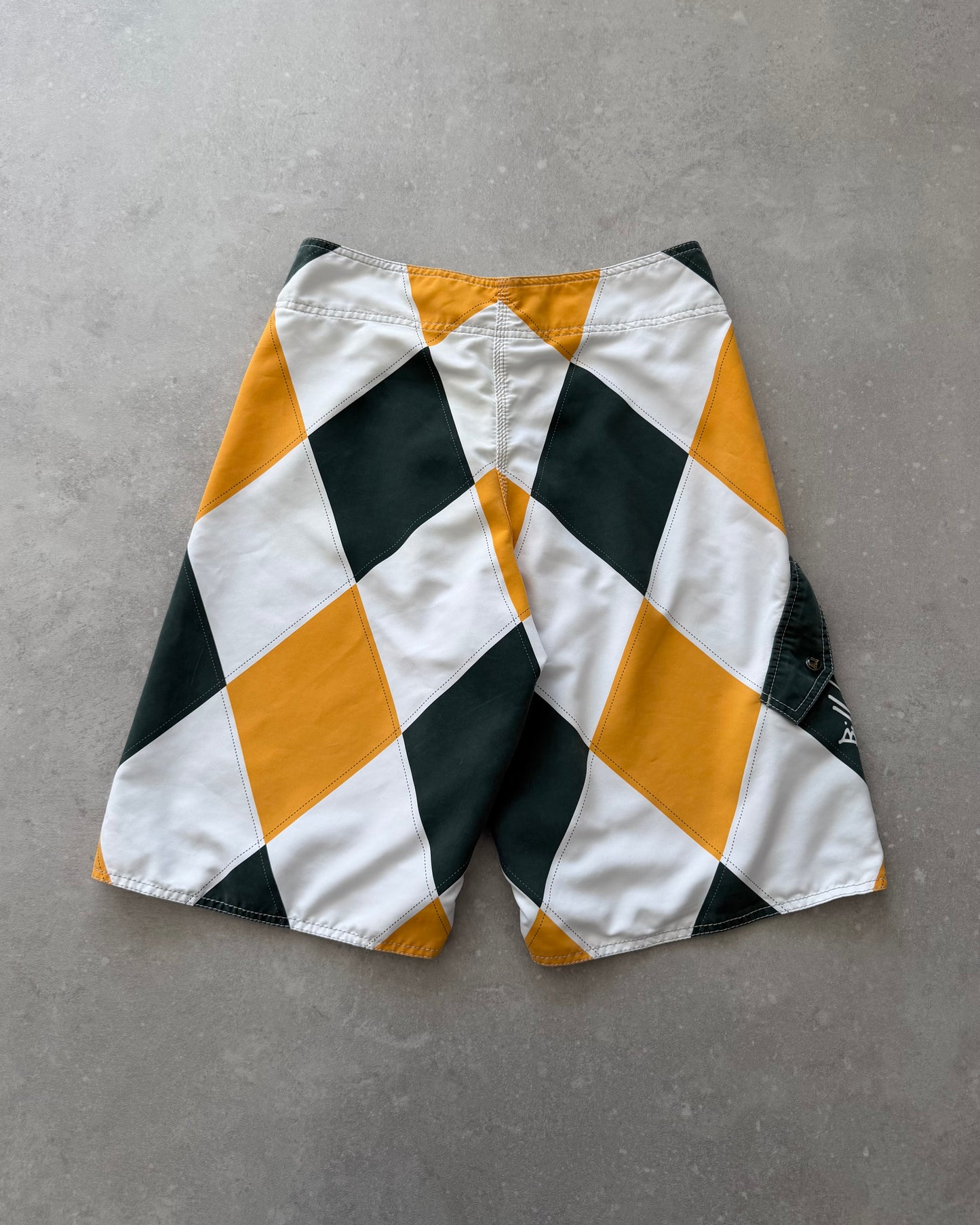 Vintage Billabong Andy Irons Argyle Boardshorts (31)