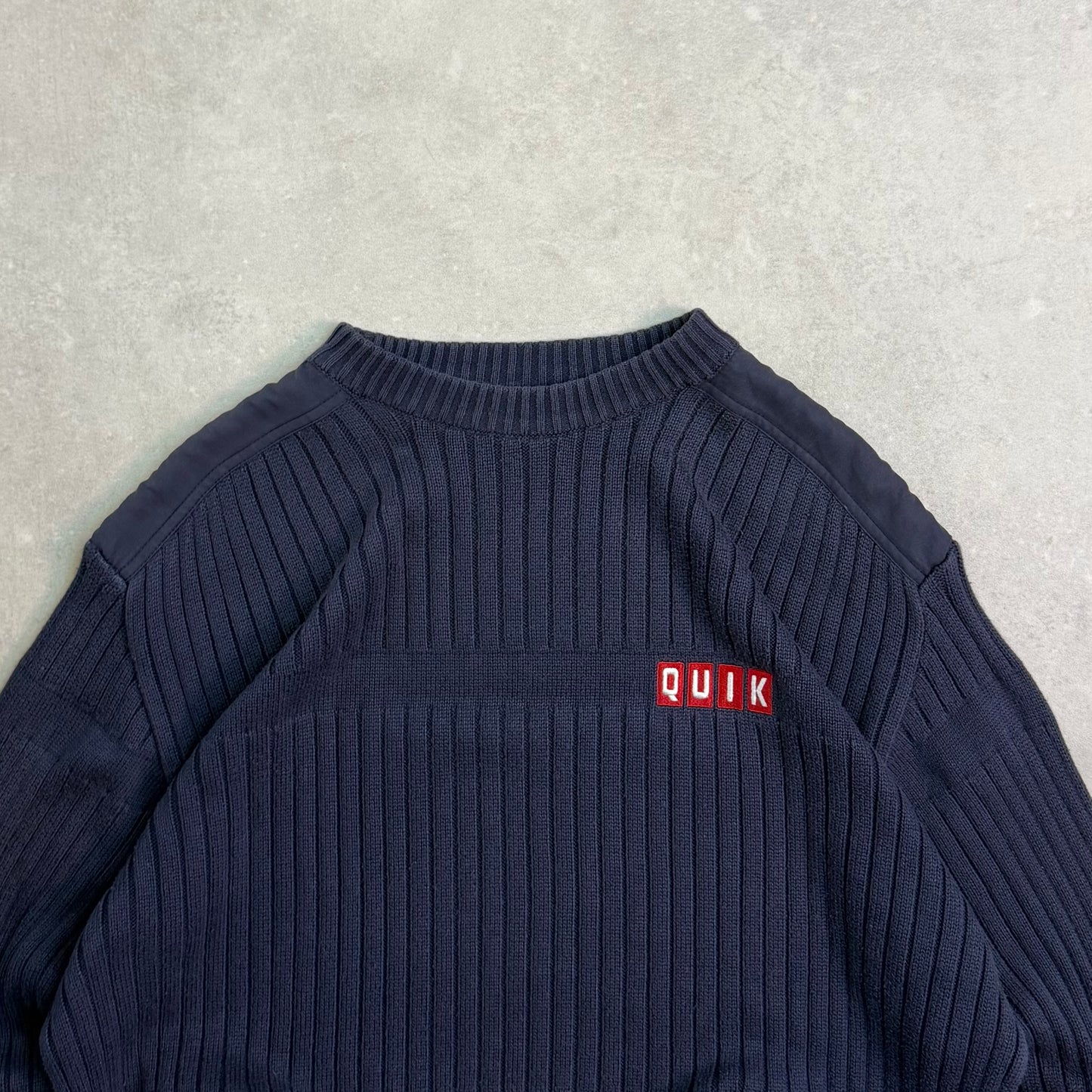 00’s Quiksilver Cable Knit Jumper (M)