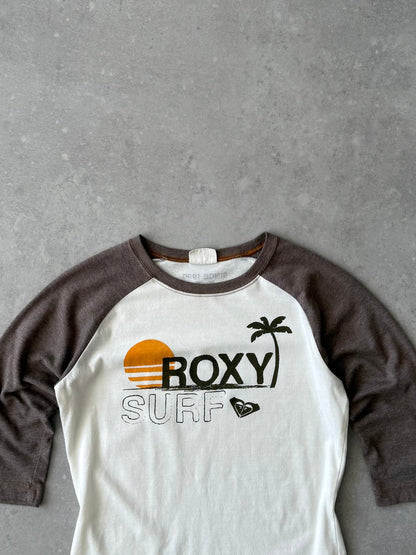 Vintage Roxy Women’s Long Sleeve T-Shirt (M)
