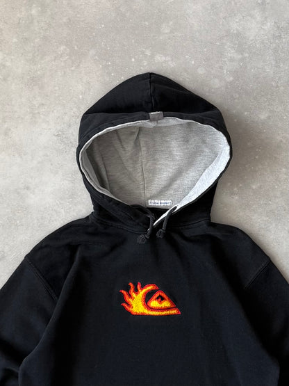 Vintage Quiksilver Flame Hoodie (M)