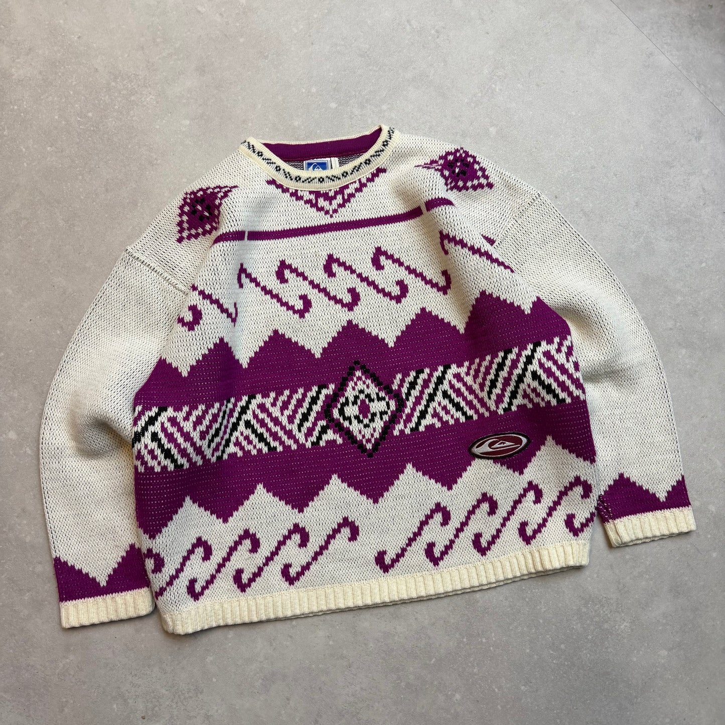 Late 80’s Quiksilver Knit Jumper (L)