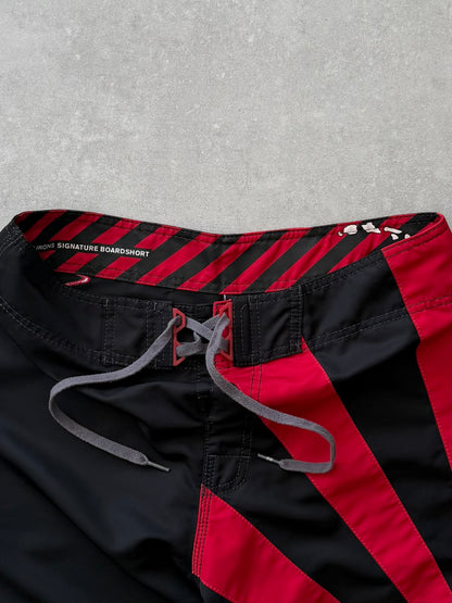 Vintage Billabong Andy Irons Rising Sun Boardshorts (32)