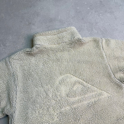 00’s Quiksilver 1/4 Zip Sherpa Fleece (M)