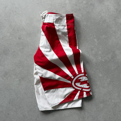 Vintage Billabong Andy Irons Rising Sun Boardshorts (30)