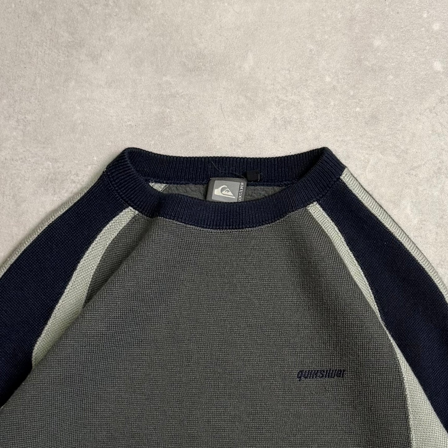 00’s Quiksilver Fleece Lined Knit Jumper (S)