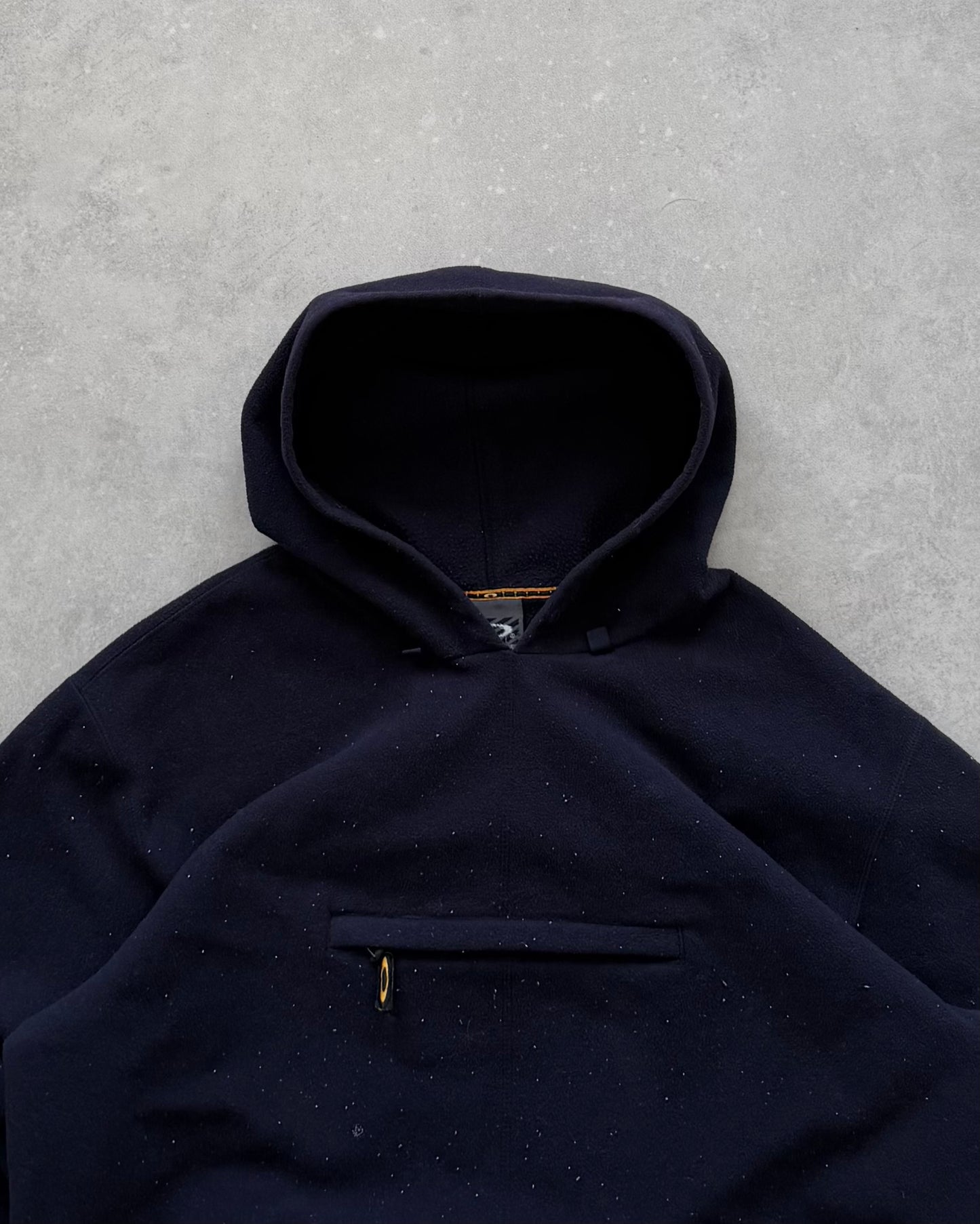 Vintage Oakley 1/4 Zip Fleece Hoodie (L)