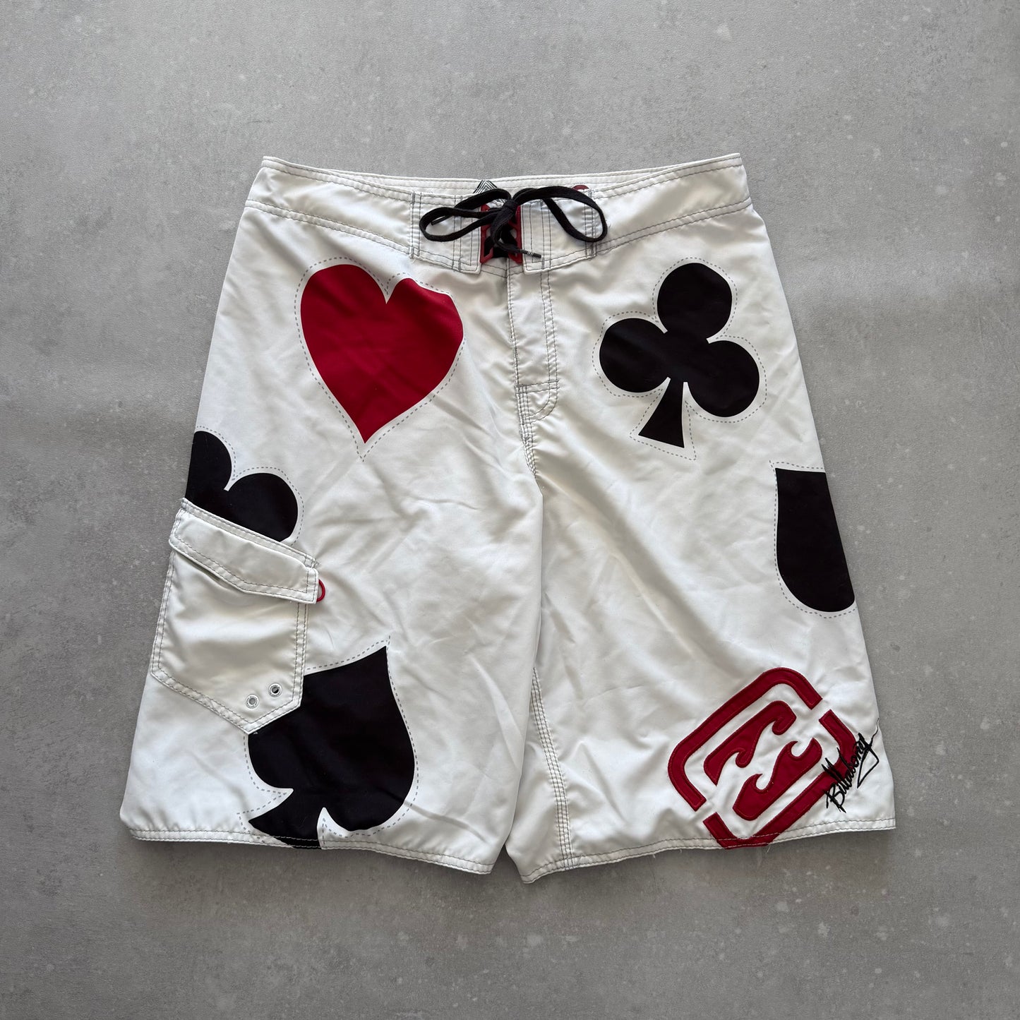 00’s Billabong Taj Burrow Royal Flush Boardshorts (34)