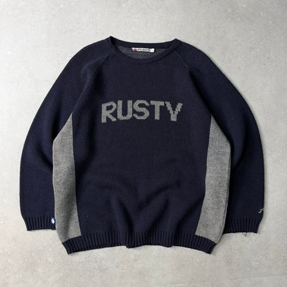 00's Rusty Knit Jumper (L)