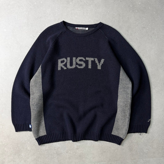 00's Rusty Knit Jumper (L)