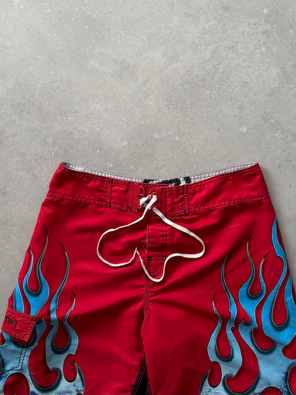 Vintage Billabong Flame Boardshorts (32)