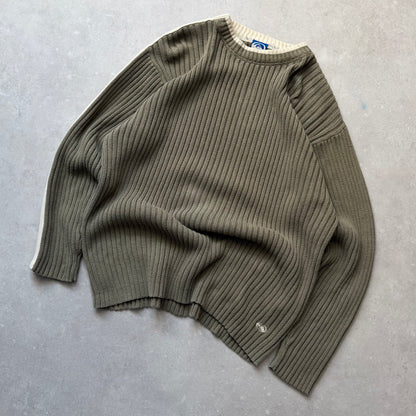 00's Quiksilver Cable Knit Jumper (M)