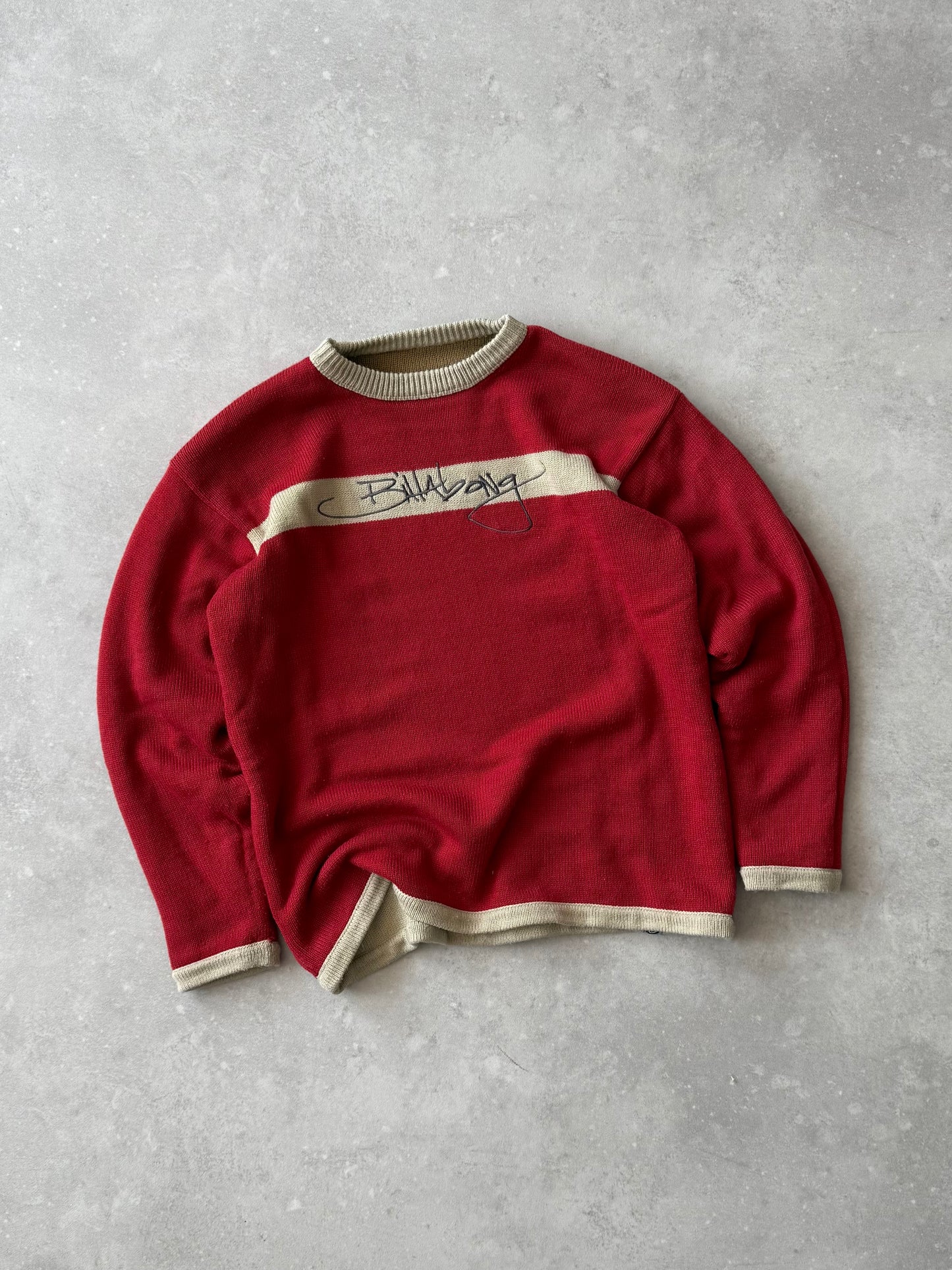 Vintage Billabong Reversible Knit Jumper (L)