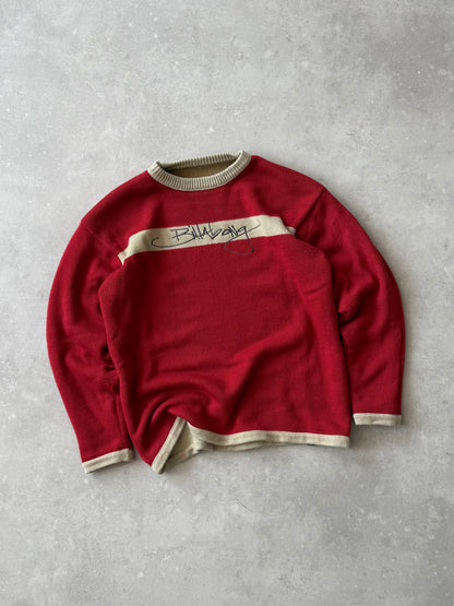 Vintage Billabong Reversible Knit Jumper (L)