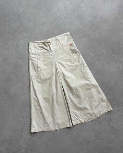 Vintage Roxy Flared 3/4 Length Trousers (28)