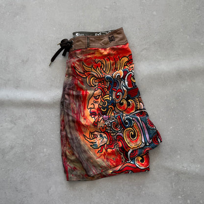 Vintage O'Neill 'La Raza' Boardshorts (38)