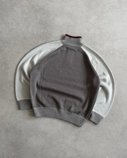 Vintage Quiksilver 1/4 Zip Knit Jumper (M)