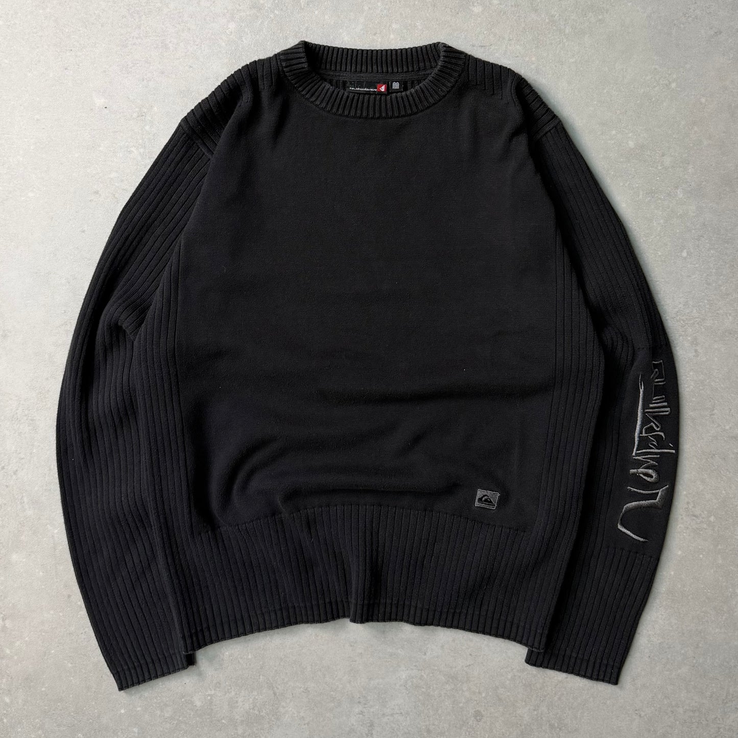 00's Quiksilver Cable Knit Jumper (M)