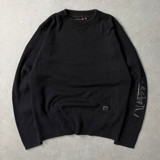 00's Quiksilver Cable Knit Jumper (M)
