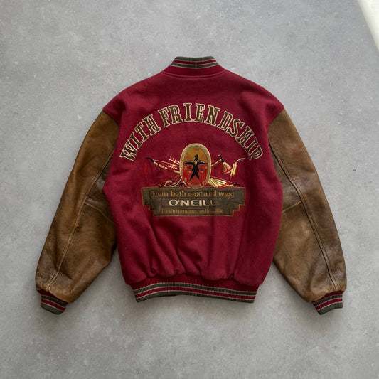 90’s O’Neill Leather Bomber Jacket (M)