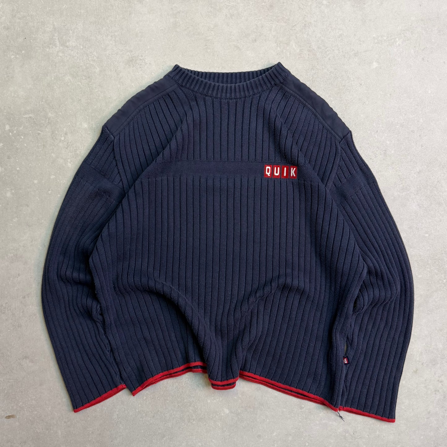00’s Quiksilver Cable Knit Jumper (M)