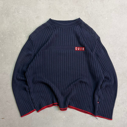 00’s Quiksilver Cable Knit Jumper (M)