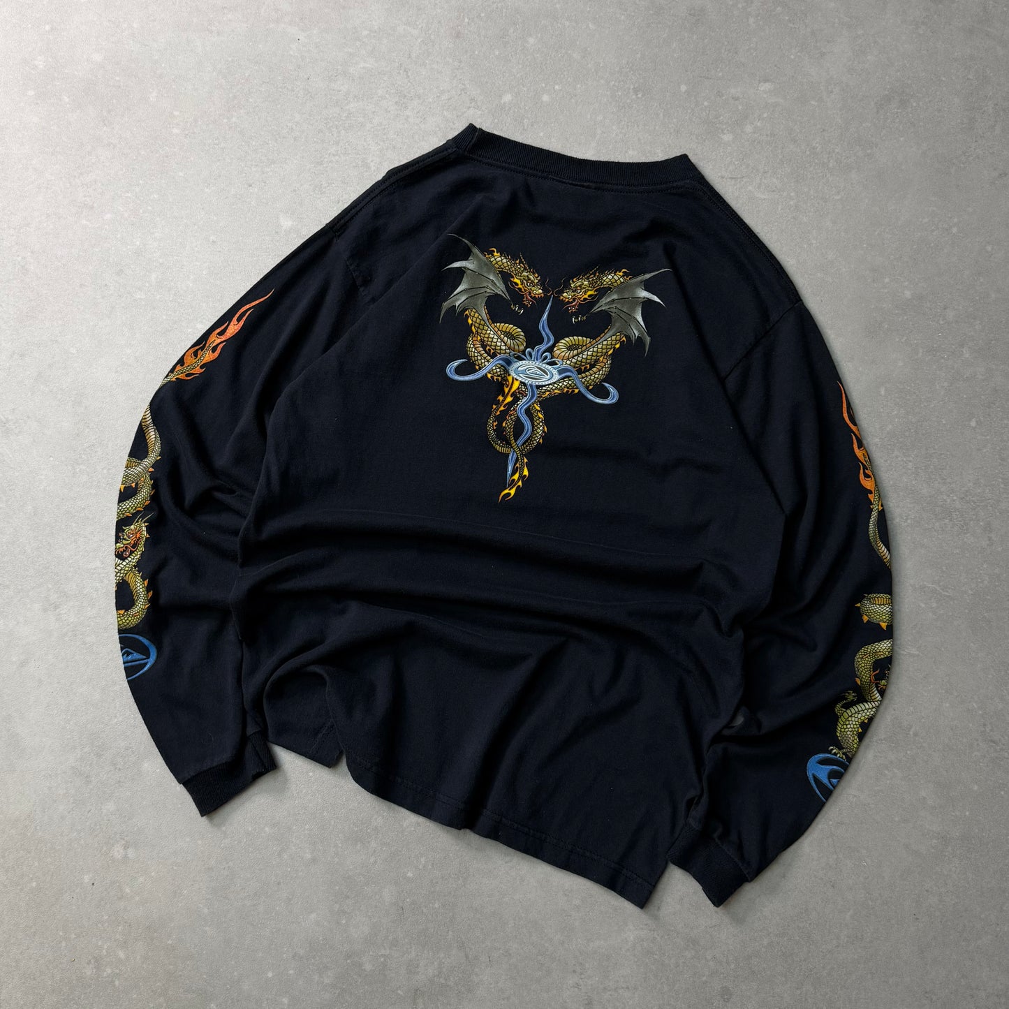 00's Quiksilver Dragon Long Sleeve Tee (S)