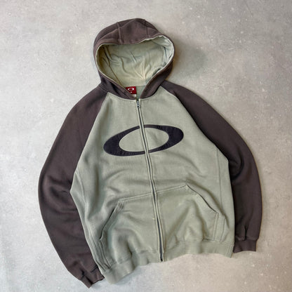 00's Oakley Zip-up Hoodie (M)