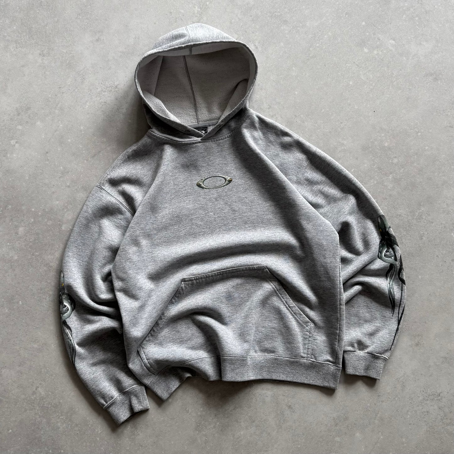 Vintage Oakley Software Cyber Squid Hoodie (S)