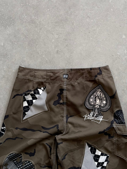 Vintage Billabong Taj Burrow Royal Flush Boardshorts (32)