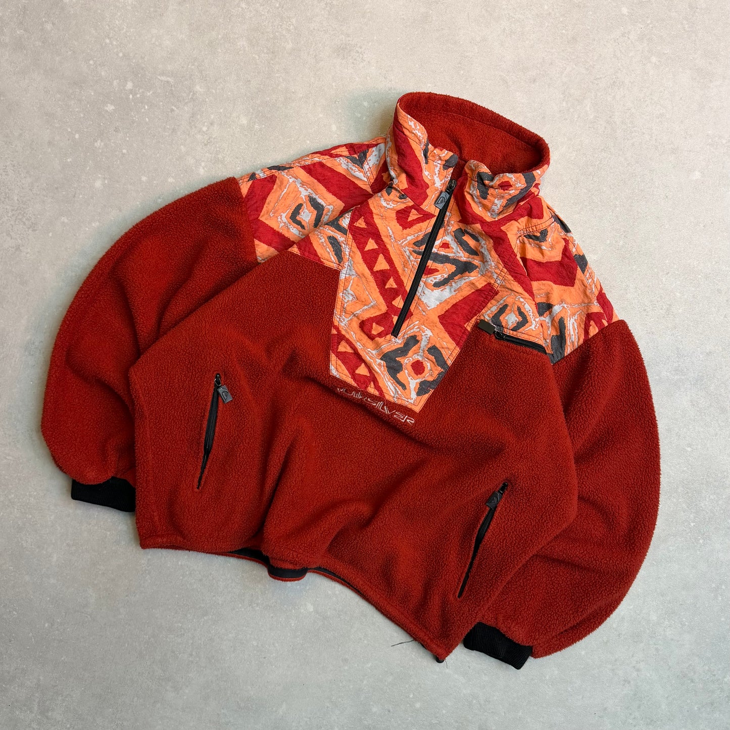 00’s Quiksilver Fleece 1/4 Zip (L)