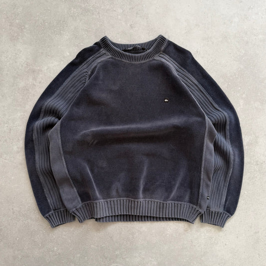 00’s Quiksilver Corduroy Knit Jumper (L)