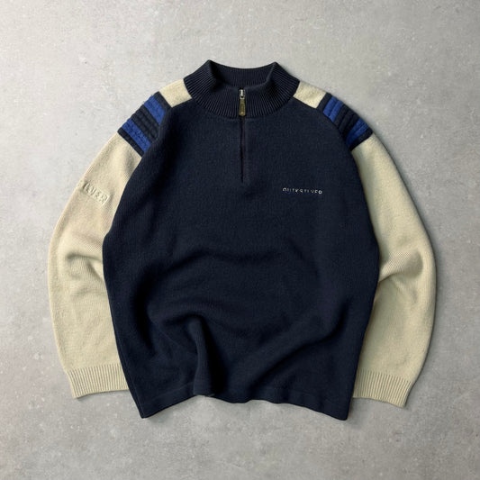 00's Quiksilver 1/4 zip Knit Jumper (S)