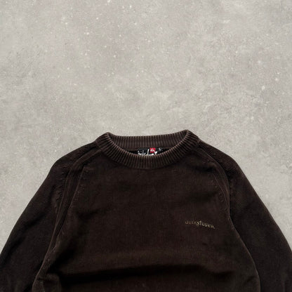 Vintage Quiksilver Corduroy Knit Jumper (M)