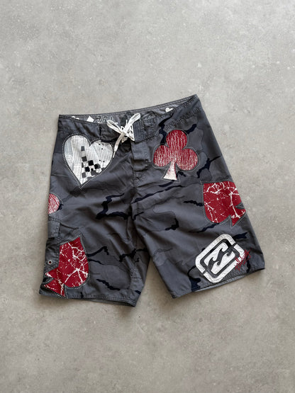 Vintage Billabong Taj Burrow Royal Flush Boardshorts (34)