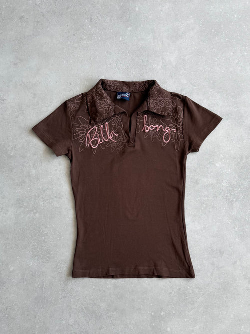 Vintage Billabong Women’s Collared T-Shirt (10)