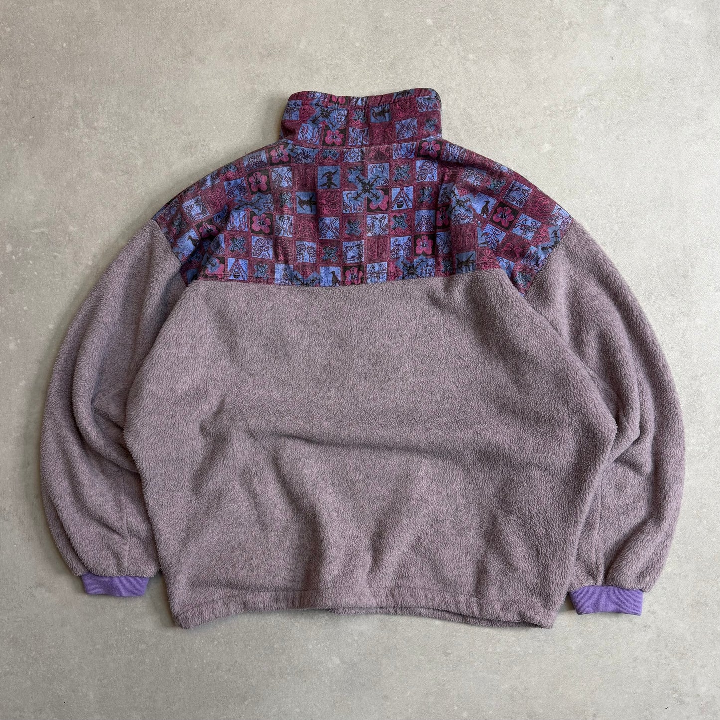 90's Quiksilver 1/4 Zip Fleece (L)