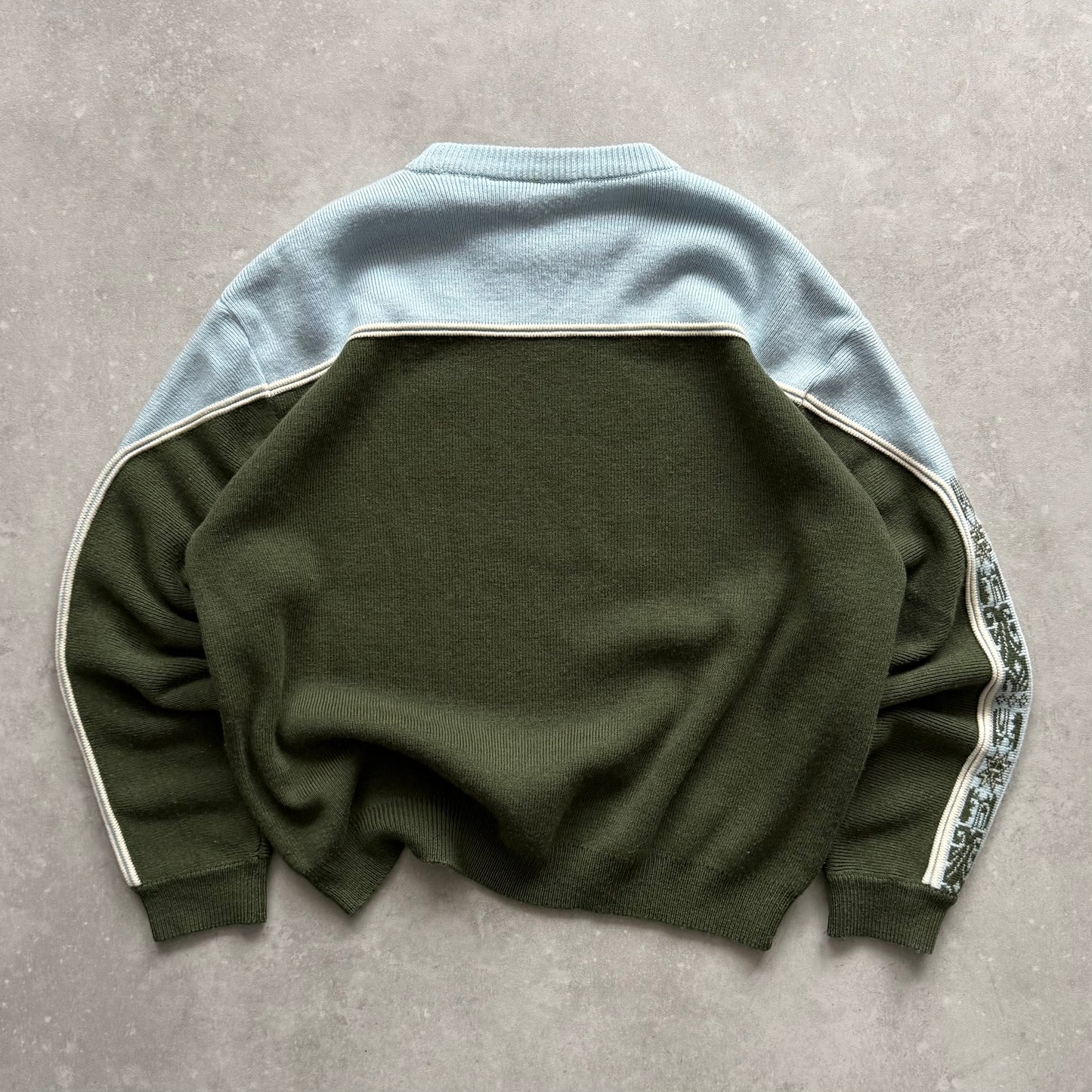 00's Quiksilver Aztec Knit Jumper (L)